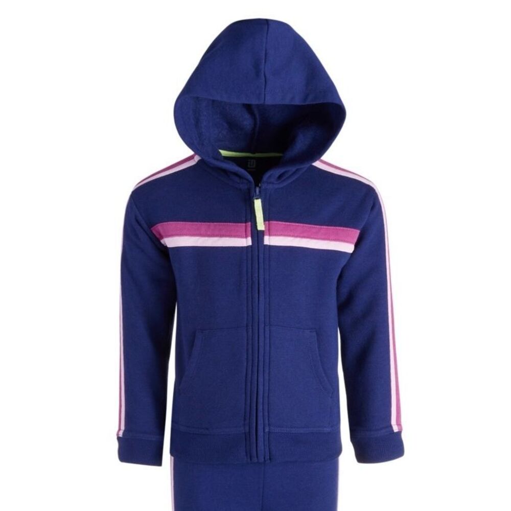 ID Ideology Toddler & Little Girls Colorblocked Fleece Long-Sleeve - Tartan Size